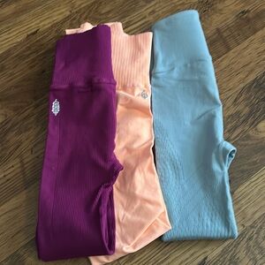 Free People NWOT Legging -3 Total!